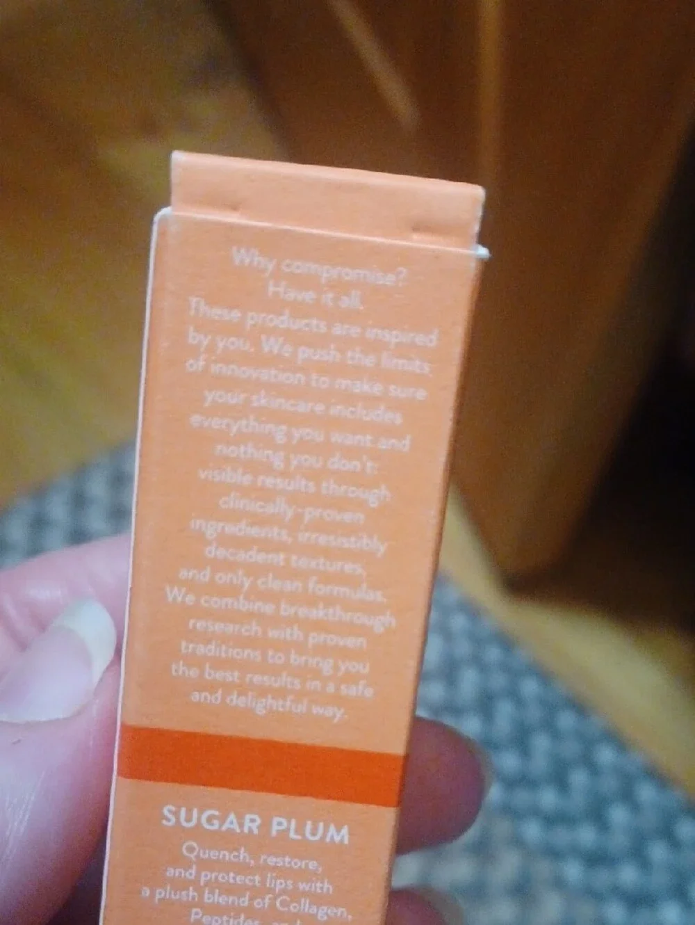 Peach & Lily Collagen Cushion Peptide Lip Balm — Sugar Plum